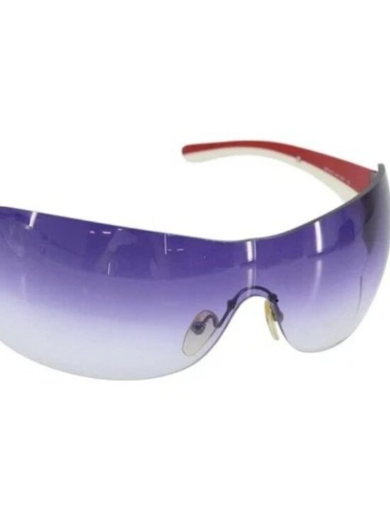 PRADA Sunglasses plastic Purple Auth bs33479 main image 9